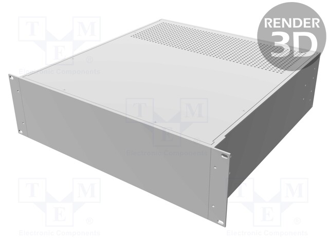 Enclosure: 19" standard; 3U; Enclos.mat: aluminium; Y: 457mm