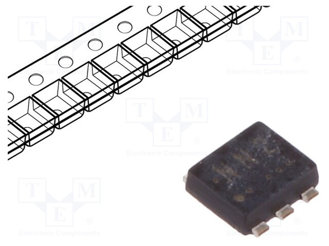 Transistor: N-MOSFET; unipolar; 20V; 4.2A; 0.5W; UF6