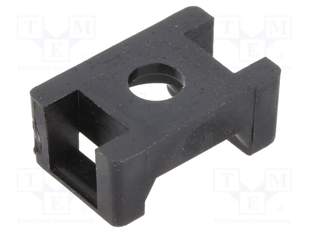 Screw mounted clamp; Application: for cable ties