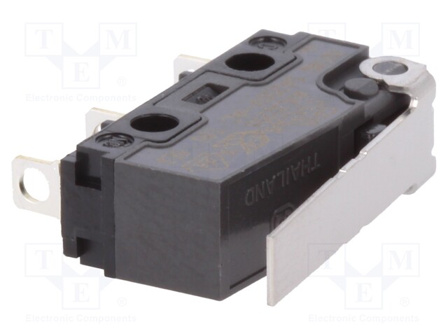 Microswitch SNAP ACTION; with lever; SPDT; 5A/250VAC; 5A/30VDC