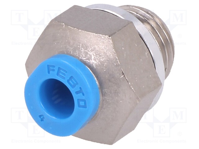 Push-in fitting; threaded,straight; G 1/8"; outside; -0.95÷6bar