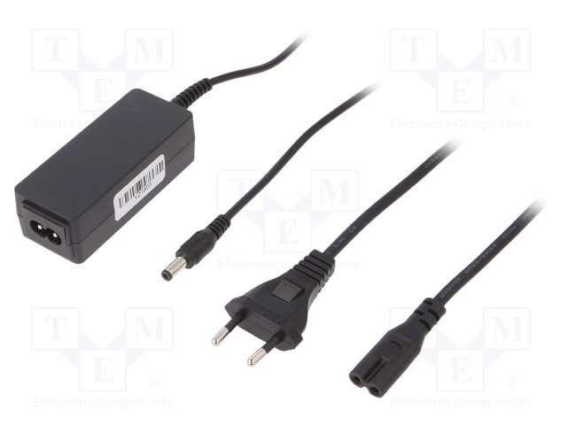 Power supply: switched-mode; 12VDC; 2A; Out: 5,5/2,1; 24W; 0÷40°C