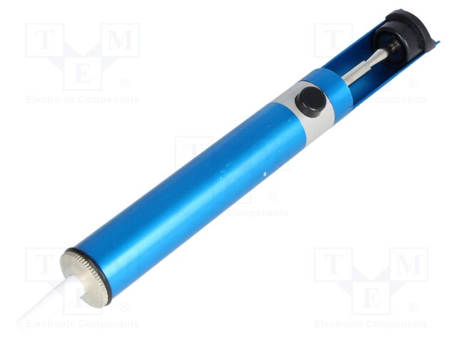 Desoldering pump; PTFE; anodised aluminium; high suction force