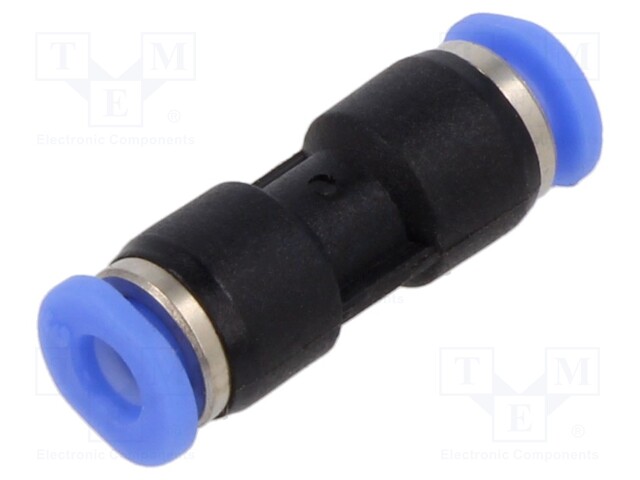 Push-in fitting; straight,inline splice; -0.95÷10bar; 3mm