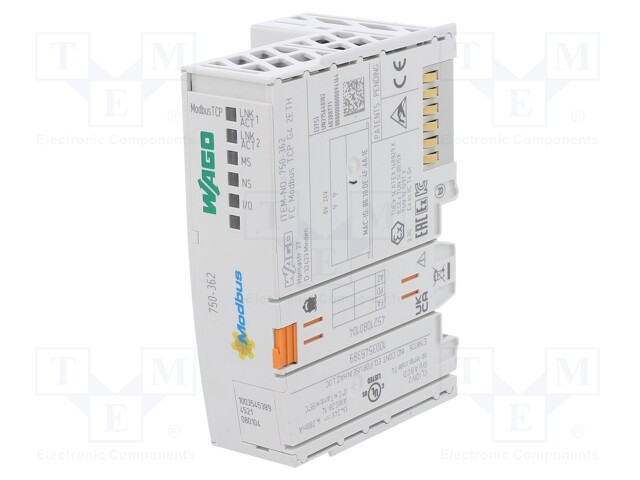 Fieldbus interface; 24VDC; DIN; RJ45 x2; IP20; 49.5x96.8x71.9mm