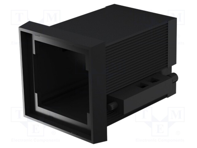 Enclosure: panel; X: 48mm; Y: 48mm; Z: 57mm; ABS + PC,PPO; black