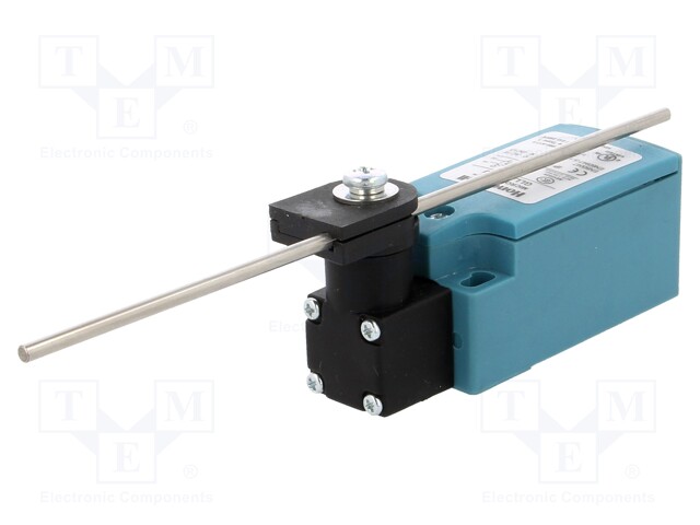 Limit switch; adjustable plunger; NO + NC; 10A; max.300VAC