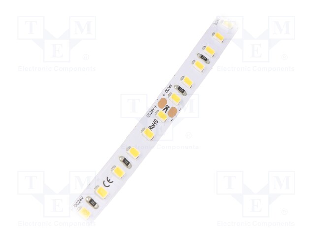 LED tape; white neutral; 2835; 24V; LED/m: 120; 8mm; IP33; 9.6W/m