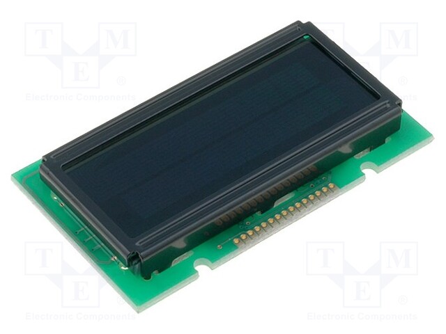 Display: LCD; alphanumeric; FSTN Negative; 12x2; 55.7x32x9.7mm