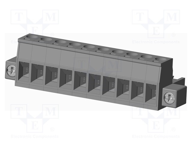 Connector: pluggable terminal block; plug; female; straight; grey