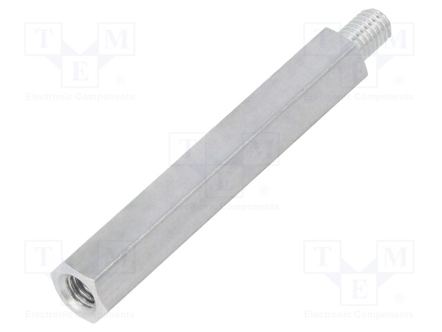 Screwed spacer sleeve; Int.thread: M5; 50mm; Ext.thread: M5