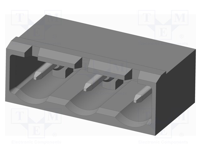 Connector: pluggable terminal block; socket; male; on PCBs