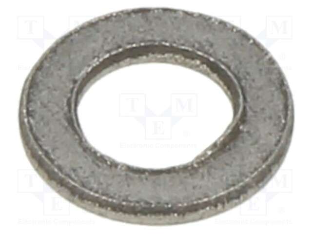 Washer; round; M3; D=6mm; h=0.8mm; A2 stainless steel; BN: 84538