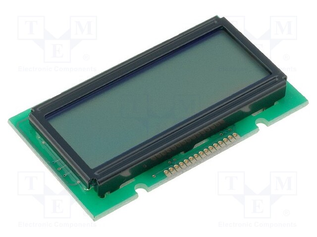 Display: LCD; alphanumeric; STN Positive; 12x2; gray; LED; PIN: 15