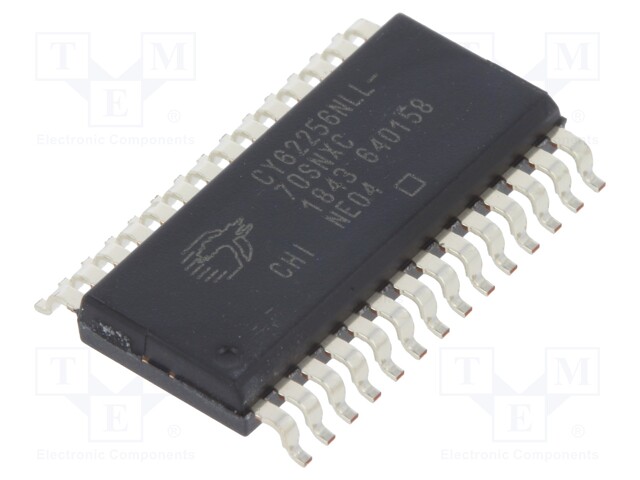 SRAM memory; SRAM; 32kx8bit; 4.5÷5.5V; 70ns; SO28; parallel; 0÷70°C