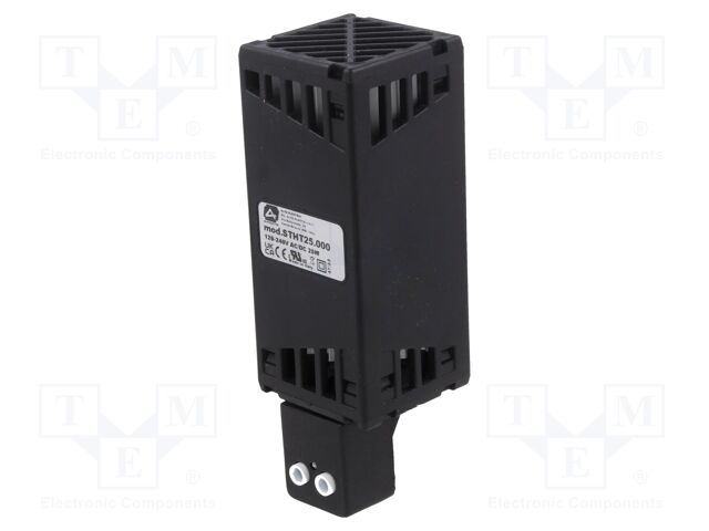 Heater; semiconductor; 25W; 120÷240VAC; IP20; -45÷80°C; Rail: TS35