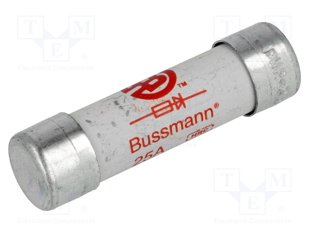 Fuse: fuse; quick blow; 25A; 660VAC; 14x51mm; FWP