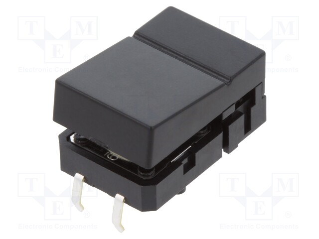 Switch: keypad; Pos: 2; SPST-NO; 0.05A/24VDC; black; Illumin: none