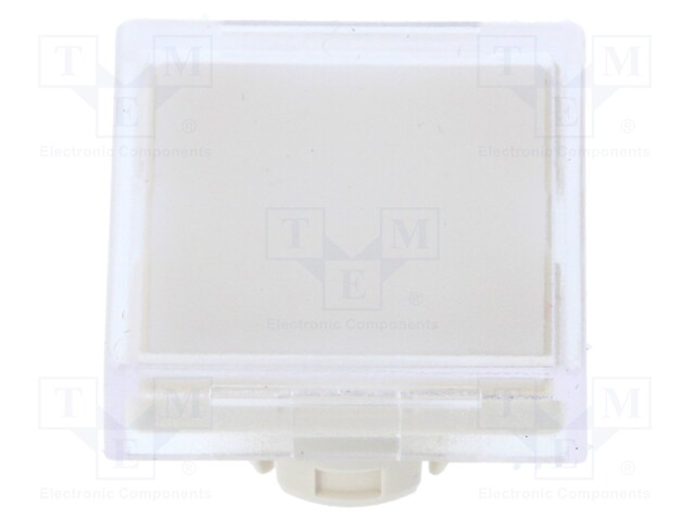 Actuator lens; 22mm; 61; Colour: transparent; Mat: plastic; 18x18mm