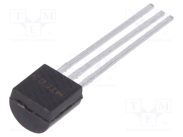 Transistor: NPN; bipolar; 30V; 0.5A; 0.625W; TO92