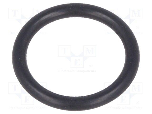 O-ring gasket; NBR; D: 1.5mm; Øint: 10mm; M12; black; -30÷120°C