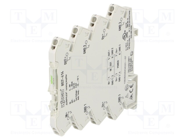 Converter: signal separator/amplifier; DIN; 0÷10V; 24VDC; IP20