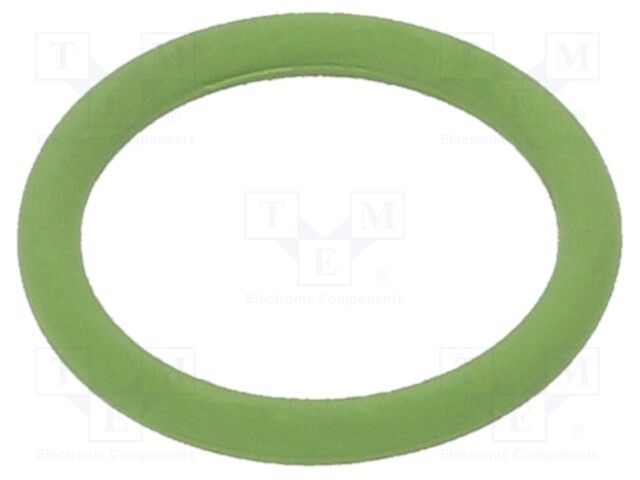 O-ring gasket; FPM; D: 1.5mm; Øint: 11mm; green; -20÷200°C