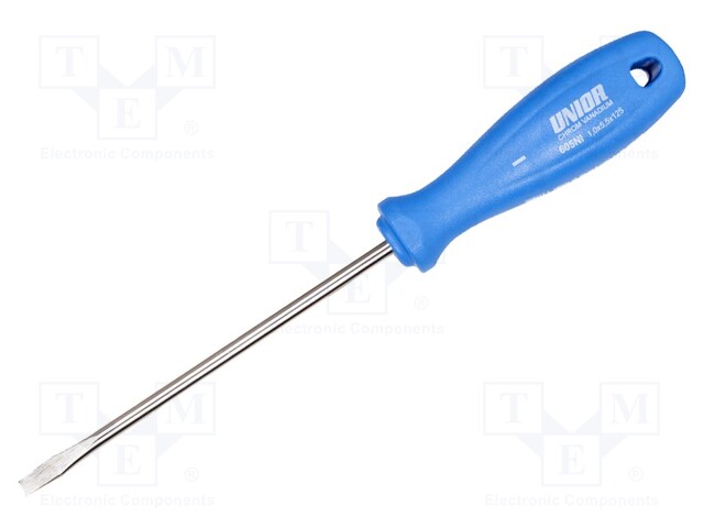 Screwdriver; slot; 5,5x1,0mm; 605NI; Blade length: 125mm