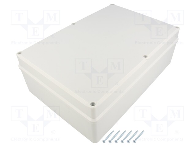 Enclosure: multipurpose; X: 190mm; Y: 280mm; Z: 95mm; polystyrene