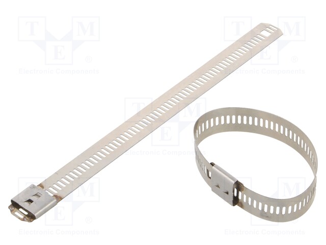 Cable tie; L: 150mm; W: 12mm; acid resistant steel AISI 316; 1112N