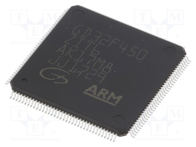 ARM microcontroller; SRAM: 512kB; Flash: 2048kB; LQFP144; 3.3VDC