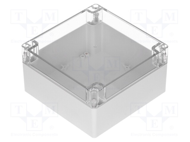 Enclosure: multipurpose; X: 160mm; Y: 160mm; Z: 90mm; polycarbonate