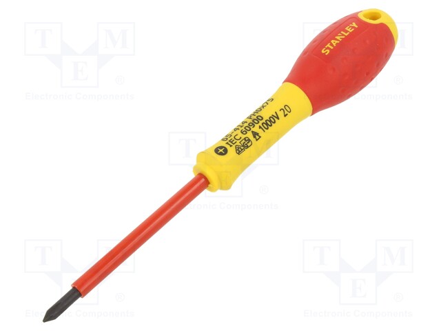 Screwdriver; Phillips; insulated; PH0; Series: FATMAX®; 75mm; 1kVAC