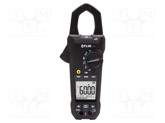 Power clamp meter; Øcable: 37mm; I DC: 100/600A; I AC: 100/600A