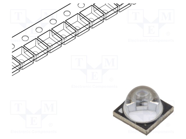 Power LED; EMITER; ultraviolet; Pmax: 10W; λd: 390-400nm; 48°