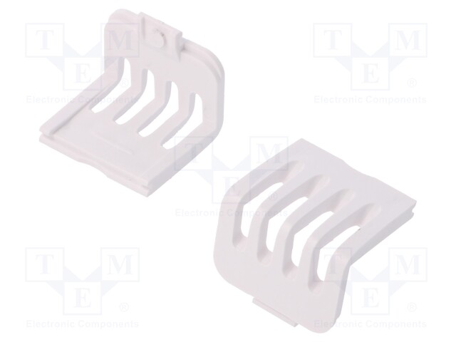 Stopper; ABS; white; Pcs: 10; V: vented