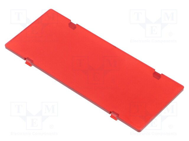 Filter; Mat: ABS; red; Application: ZD1006J-ABS-V0