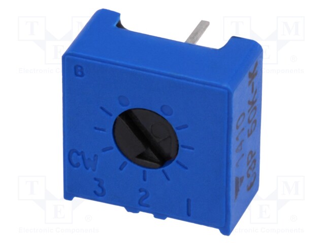 Potentiometer: mounting; single turn; 50kΩ