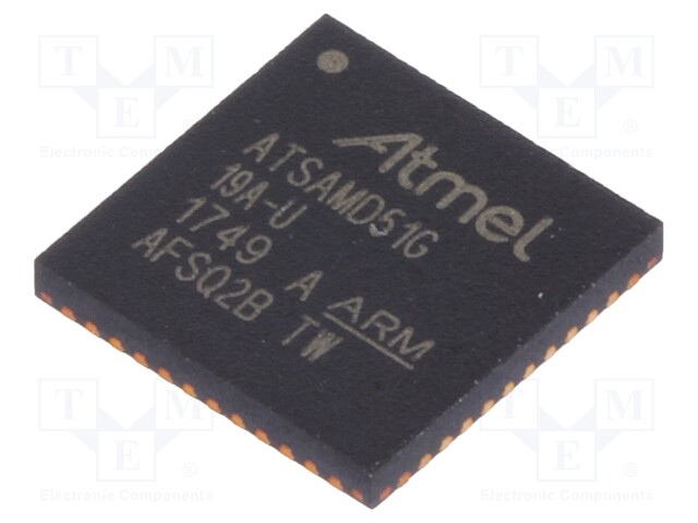 ARM microcontroller; SRAM: 192kB; Flash: 512kB; VQFN48; RAM: 192kB