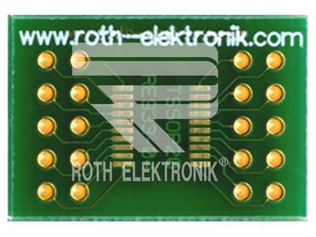 Board: universal; multiadapter; W: 16mm; L: 23.5mm; TSSOP20