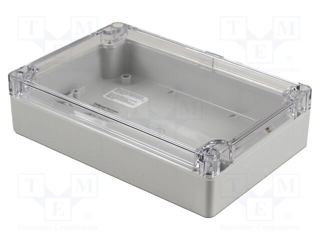 Enclosure: multipurpose; X: 120mm; Y: 180mm; Z: 45mm; 1554; grey; IP68