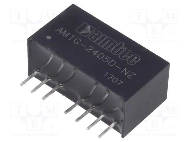 Converter: DC/DC; 1W; Uin: 18÷36V; Uout: 5VDC; Uout2: -5VDC; SIP8