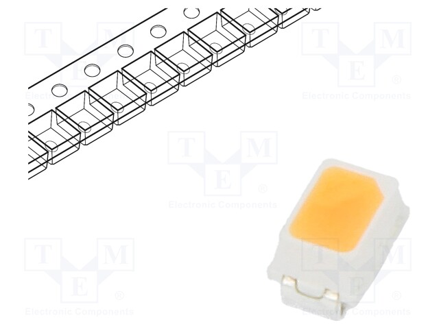 LED; SMD; Mini PLCC2,2014; white warm; 3÷7lm; 2250-2475K; 90; 120°