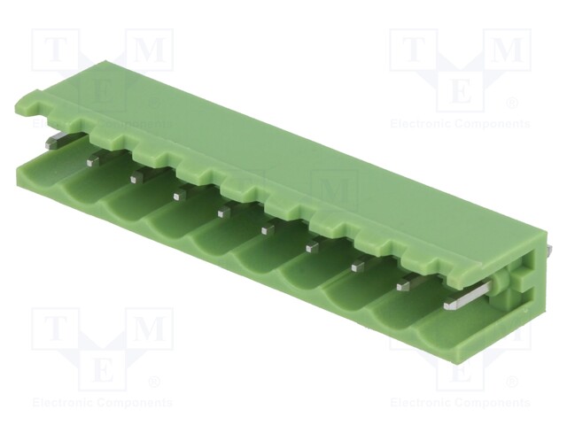 Pluggable terminal block; Contacts ph: 5mm; ways: 10; straight