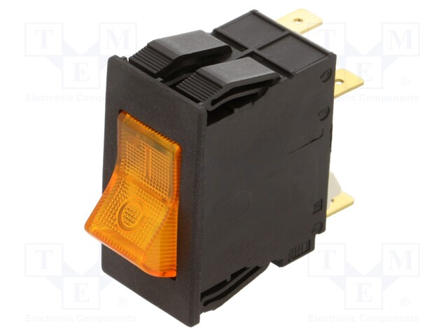 Circuit breaker; Urated: 240VAC; 60VDC; 16A; DPST; Poles: 2; 35g