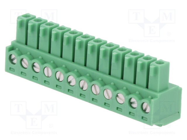 Pluggable terminal block; 3.81mm; ways: 12; straight; plug; female