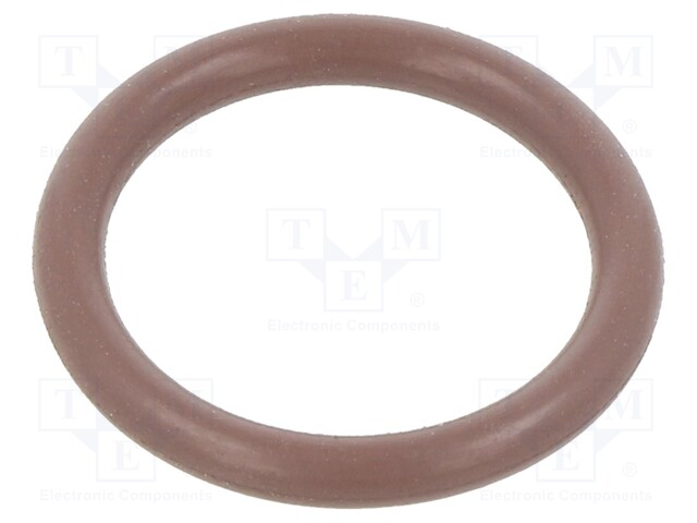 O-ring gasket; FPM; D: 2mm; Øint: 13mm; brown; -20÷200°C