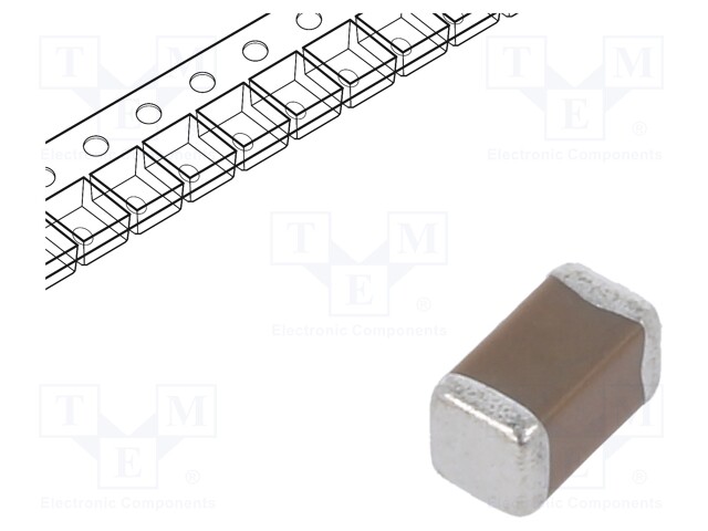 Capacitor: ceramic; 2.2uF; 50V; X7R; ±10%; SMD; 1206