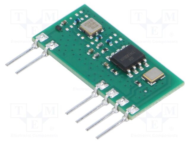 Module: RF; FM receiver; OOK; 433.92MHz; -111dBm; 3VDC; 4.3mA