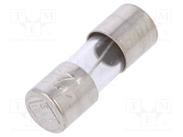 Fuse: fuse; time-lag; 5A; 125VAC; cylindrical,glass; 5x15mm